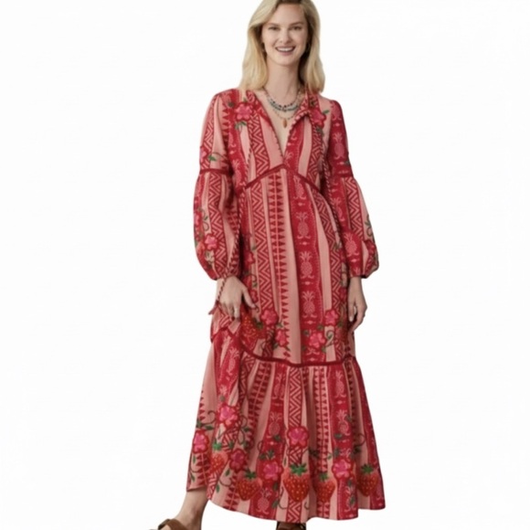 sachin and babi light blue dress Sand Embroidered Tapestry Long Sleeve Mini Dress main image 1